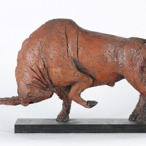titel: eland antilope / afmeting: 25 x 33 cm / materiaal: keramiek